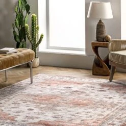 NuLOOM Banks Vintage Machine Washable Area Rug 19 NuLOOM Banks Vintage Machine Washable Area Rug -Nuloom GUEST be1d859c a9e8 43cc 8af5 9f9fdf239831