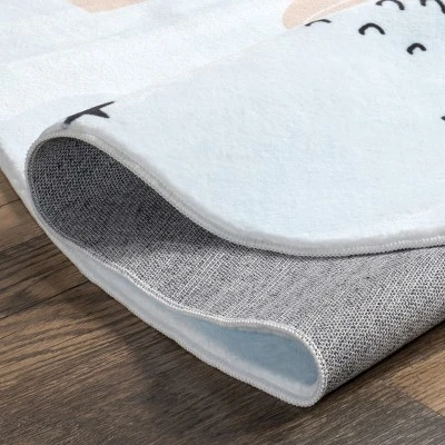 NuLOOM Jalissa Lion Dreams Machine Washable Kids Area Rug 3 NuLOOM Jalissa Lion Dreams Machine Washable Kids Area Rug - Image 3