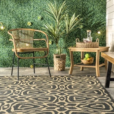 NuLOOM Dakota Geometric Indoor And Outdoor Area Rug 7 NuLOOM Dakota Geometric Indoor And Outdoor Area Rug - Image 7