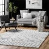 Renata Moroccan Shag Gray Rug - NuLOOM