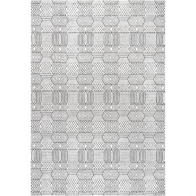 NuLOOM Valerie Textured Geometric Indoor/Outdoor Patio Area Rug 10 NuLOOM Valerie Textured Geometric Indoor/Outdoor Patio Area Rug - Image 10