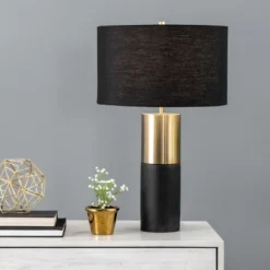 NuLOOM Vesey 24" Modern Concrete Table Lamp