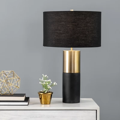 NuLOOM Vesey 24" Modern Concrete Table Lamp 1 NuLOOM Vesey 24" Modern Concrete Table Lamp