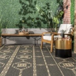 NuLOOM Claudia Striped Indoor/Outdoor Patio Area Rug 14 NuLOOM Claudia Striped Indoor/Outdoor Patio Area Rug -Nuloom GUEST c74ca4af c81f 4434 b11a 465e3b72579b