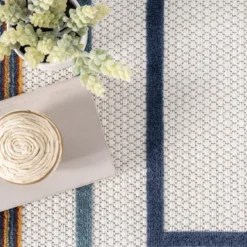 NuLOOM Bennie Transitional Striped Indoor/Outdoor Patio Area Rug 15 NuLOOM Bennie Transitional Striped Indoor/Outdoor Patio Area Rug -Nuloom GUEST c7b1758f 2b21 4497 9994 5112ad81f1e9