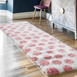 NuLOOM Alexa Polka Dot Shag Area Rug