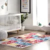 NuLOOM Peri Machine Washable Kids Alphabet Nursery Or Playroom Area Rug