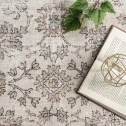 NuLOOM Deadra Vintage Floral Machine Washable Area Rug -Nuloom GUEST cfbe89e4 f17b 4942 9b09 d0860b5d0e20