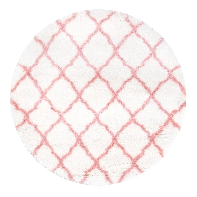 NuLOOM Nelda Trellis Kids Shag Area Rug 11 NuLOOM Nelda Trellis Kids Shag Area Rug - Image 11
