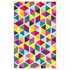 Maris Triangles Area Rug Off White - NuLOOM -Nuloom GUEST d122cb66 6055 4567 babd bb2a006f8c90