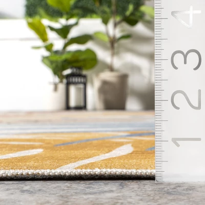 NuLOOM Ally Nautical Machine Washable Indoor/Outdoor Area Rug 2 NuLOOM Ally Nautical Machine Washable Indoor/Outdoor Area Rug - Image 2