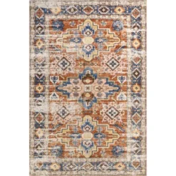 NuLOOM Annica Multi Medallion Machine Washable Area Rug 17 NuLOOM Annica Multi Medallion Machine Washable Area Rug -Nuloom GUEST d273983e 64e0 4960 b391 13c6f2a2e6c0