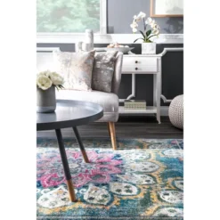 NuLOOM Kiyoko Vintage Floral Area Rug -Nuloom GUEST d3ac90d6 c7e6 4571 a5c8 5673d082e073