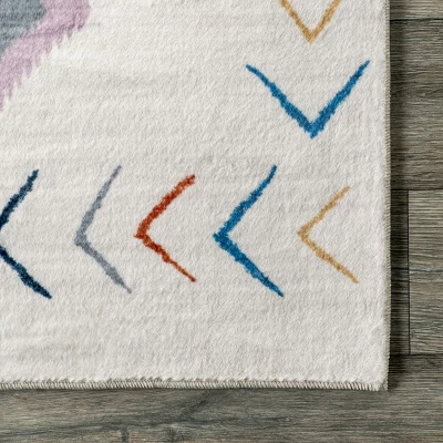 NuLOOM Marj Southwestern Kids Machine Washable Area Rug 4 NuLOOM Marj Southwestern Kids Machine Washable Area Rug - Image 4