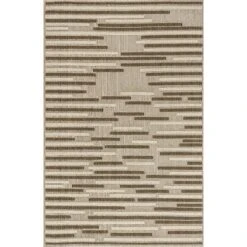 NuLOOM Shana Neutral Striped Indoor/Outdoor Patio Area Rug -Nuloom GUEST d5fb6ace e2be 4ee2 ae0d 79c346d7b962