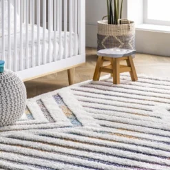 NuLOOM Bristol High-Low Geometric Tassel Area Rug -Nuloom GUEST d5fe6a32 4a14 429c 844d 9cecf3845c93