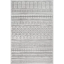 NuLOOM Mikala Raised Global Indoor And Outdoor Patio Area Rug -Nuloom GUEST d6962946 f665 4728 9b47 03417cfa93de