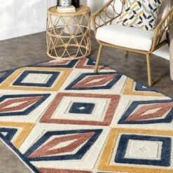 NuLOOM Salena Transitional Diamond Indoor/Outdoor Patio Area Rug -Nuloom GUEST d7451feb 3f3e 4d68 b3c1 05b319bb3ed1
