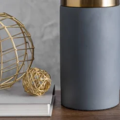 NuLOOM Wilmot 24" Iron Table Lamp Lighting - Brass 24" H X 15.5" W X 15.5" D -Nuloom GUEST d7e3fc8a d2bb 448f a629 ccfe093cf222