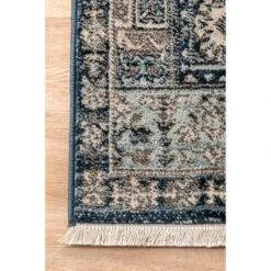 NuLOOM Vintage Melani Medallion Fringe Area Rug -Nuloom GUEST d83eaa40 0a91 48ad aa2c db0ebdbcae08