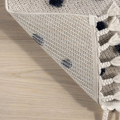 NuLOOM Alena Starry Night High-Low Kids Tasseled Area Rug 6 NuLOOM Alena Starry Night High-Low Kids Tasseled Area Rug - Image 6