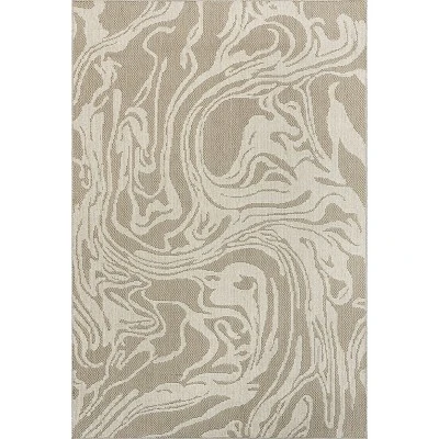 NuLOOM Leisa Abstract Swirls Indoor/Outdoor Patio Area Rug 10 NuLOOM Leisa Abstract Swirls Indoor/Outdoor Patio Area Rug - Image 10