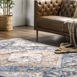 NuLOOM Addison Transitional Faded Medallion Fringe Area Rug -Nuloom GUEST dc5cb20c 370e 4063 93c4 8929c82b1dfa