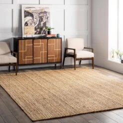 Hand Woven Rigo Jute Area Rug - NuLOOM