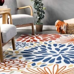 NuLOOM McEwen Bohemian Floral Machine Washable Area Rug 21 NuLOOM McEwen Bohemian Floral Machine Washable Area Rug -Nuloom GUEST e654c968 bf62 4ff0 a441 0aca9ff15076