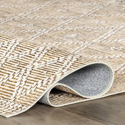 NuLOOM Úna Lattice Stain-Resistant Machine Washable Area Rug 3 NuLOOM Úna Lattice Stain-Resistant Machine Washable Area Rug - Image 3