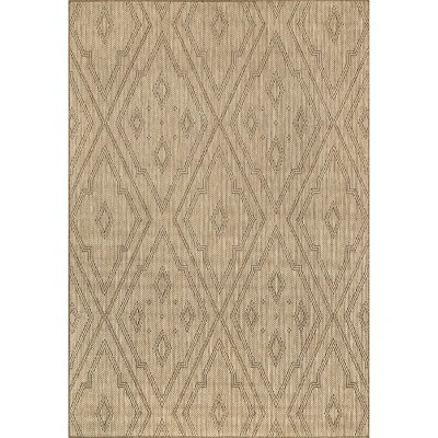 NuLOOM Latia Double Diamond Indoor/Outdoor Patio Area Rug 12 NuLOOM Latia Double Diamond Indoor/Outdoor Patio Area Rug - Image 12