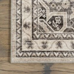 NuLOOM Eira Medallion Stain-Resistant Machine Washable Area Rug -Nuloom GUEST eda614b7 0467 462b be39 7ed5a97946f7