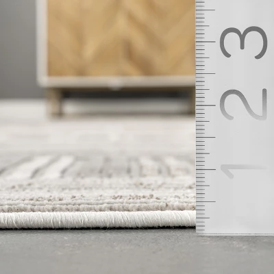 NuLOOM Violet Modern Abstract Linework Area Rug 2 NuLOOM Violet Modern Abstract Linework Area Rug - Image 2