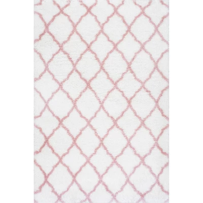 NuLOOM Nelda Trellis Kids Shag Area Rug 10 NuLOOM Nelda Trellis Kids Shag Area Rug - Image 10