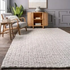 NuLOOM Glendora Hand Woven Chevron Area Rug -Nuloom GUEST ef4d81c9 7c15 4386 ae92 022c01853283