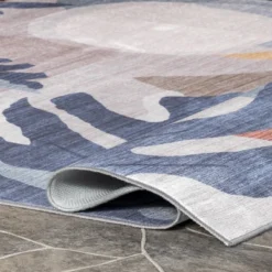 NuLOOM Caprice Floral Jungle Machine Washable Indoor/Outdoor Patio Area Rug -Nuloom GUEST f094a497 7e63 4ebc a8b2 4c92ce896f41