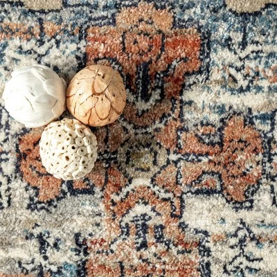 NuLOOM Marley Traditional Medallion Fringe Area Rug 5 NuLOOM Marley Traditional Medallion Fringe Area Rug - Image 5