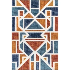 NuLOOM Alexia Contemporary Geometric Indoor/Outdoor Patio Area Rug -Nuloom GUEST f2c57eee 1e00 4e83 8781 f1745e0e2304