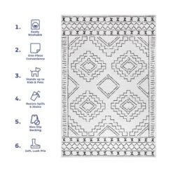 NuLOOM Noa Machine Washable Moroccan Area Rug -Nuloom GUEST f3a3ba82 778b 41cf adda f1c6fd5f6c62
