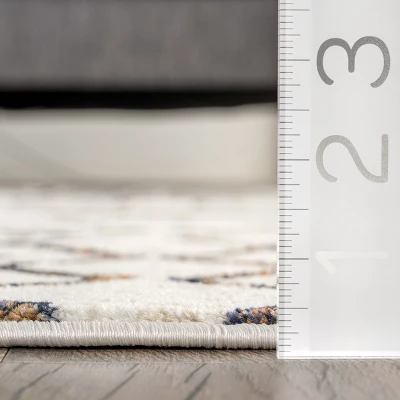 NuLOOM Kendra Bohemian Panel Fringe Area Rug 2 NuLOOM Kendra Bohemian Panel Fringe Area Rug - Image 2