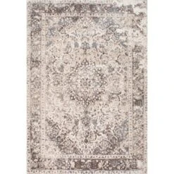 Vintage Verdell Medallion Area Rug Beige - NuLOOM -Nuloom GUEST f5bc98d5 33f9 4dc1 9125 173ada56f455