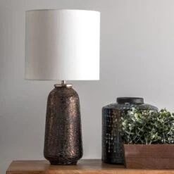 NuLOOM Menlo 22" Glass Glittered Table Lamp -Nuloom GUEST f5f7d5c9 32b4 4c5e 95b9 d1ec01767759