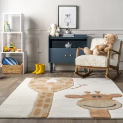 NuLOOM Anabell Giraffe Kids Area Rug -Nuloom GUEST f71b4183 5bf1 4812 b440 e7e59171663a