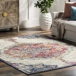 NuLOOM Maranda Transitional Medallion Area Rug -Nuloom GUEST f81355df 3cd7 4703 9be8 5f981c7176b5