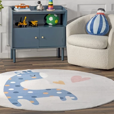NuLOOM Ariella Giraffe Kids Machine Washable Area Rug 8 NuLOOM Ariella Giraffe Kids Machine Washable Area Rug - Image 8