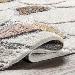 Zende Colorful Stones Kids Tassel Area Rug -Nuloom GUEST fb6bfc68 027a 4743 85fb cacca0e1fab0