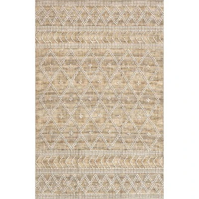 NuLOOM Úna Lattice Stain-Resistant Machine Washable Area Rug 9 NuLOOM Úna Lattice Stain-Resistant Machine Washable Area Rug - Image 9
