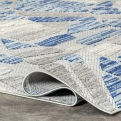 NuLOOM Misty Abstract Transitional Indoor/Outdoor Patio Area Rug -Nuloom GUEST fe306c43 0aaf 4056 81f3 ad8a1dcb6f0d