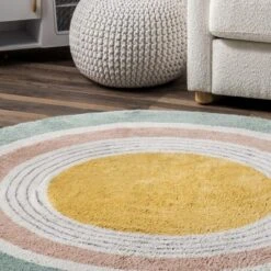 NuLOOM Nydia Circular Kids Machine Washable Area Rug 15 NuLOOM Nydia Circular Kids Machine Washable Area Rug -Nuloom GUEST fe4ade05 937c 4a55 9145 d13b475a7af8